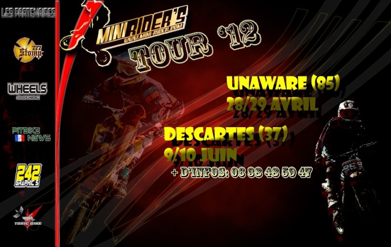 Mini rider's tour's 2012 Unware Affich10