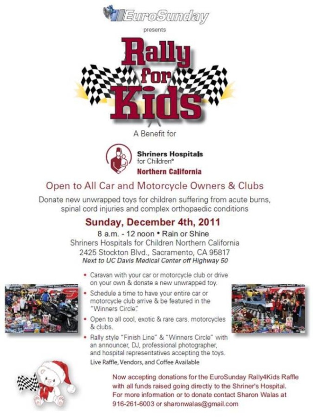 Niello and Rally 4 Kids Event - Dec 4th Rally410