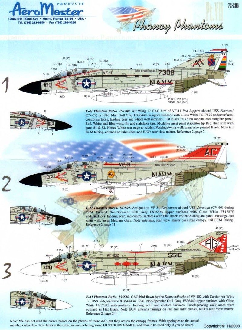 [MC1 - F4 Phantom] F-4J phantom II [Hasegawa] 1/72 811