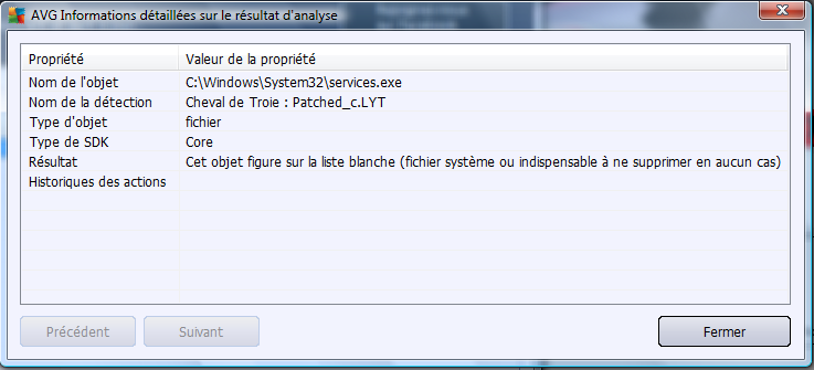 Erreur ssl et service.exe Rappor10