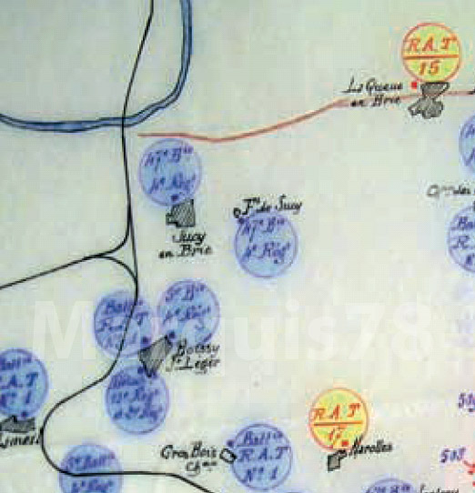 Les Regiments passés dans le Fort S110