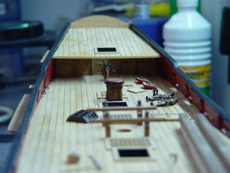 Building HMS Blandford (1719) Models11