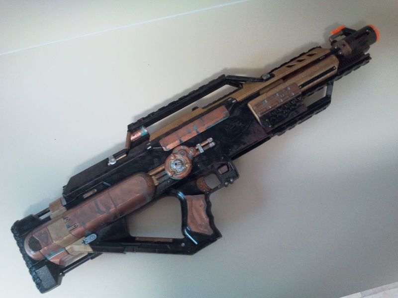 Nerf Stampede. Steampunk paint. Stock internals. *MAKE AN OFFER* 2011-113