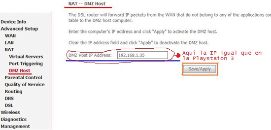 Configurar router para jugar perfectamente online en la Playstation 3 33nz710