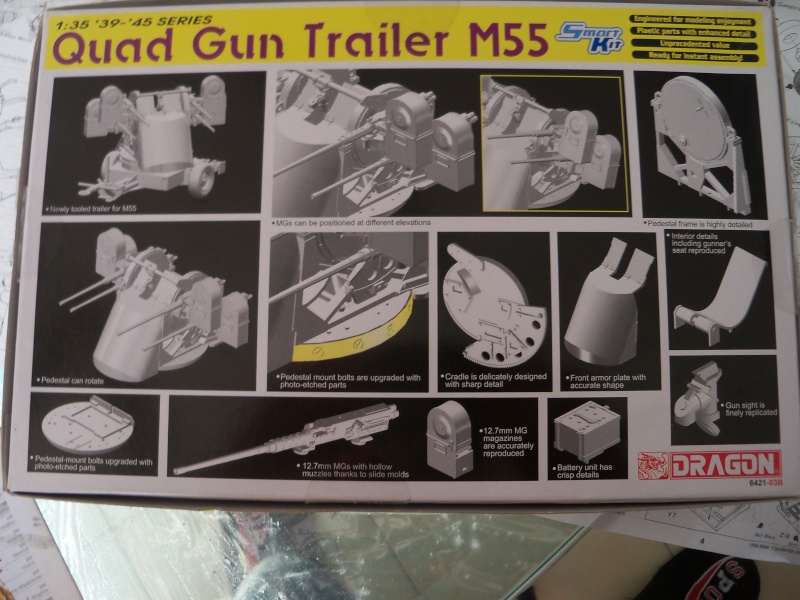 Quad Gun Trailler M55 1/35 dragon 100_2744