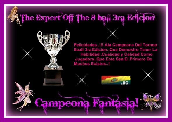 Campeona The Expert Off The 8 ball 3ra Edicion Aaaaaa10