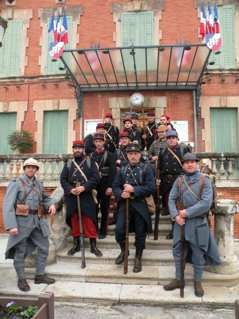 SUITE ET FIN CEREMONIE 11 NOVEMBRE ENTRAIGUES POILU DU VAUCLUSE Portra10