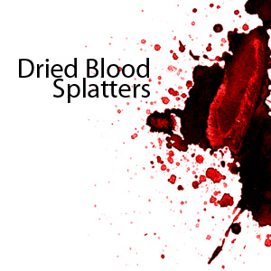 Dried Blood Splatters 34910