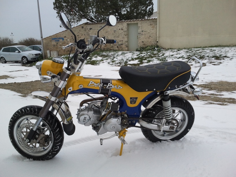 DAX BEE BAD 125 JAUNE ET BLEU Photo045