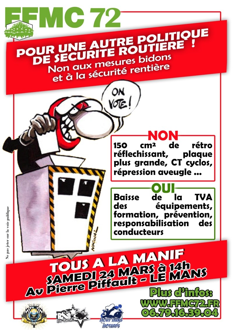 FFMC 72: 24 mars 2012: manifestation contre les mesures bidons et leur sécurité rentière Affich10