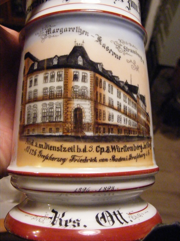 **(E) Chope du 126 IR du wurtemberg  Strasbourg( à retirer de la vente)** Dscf8848