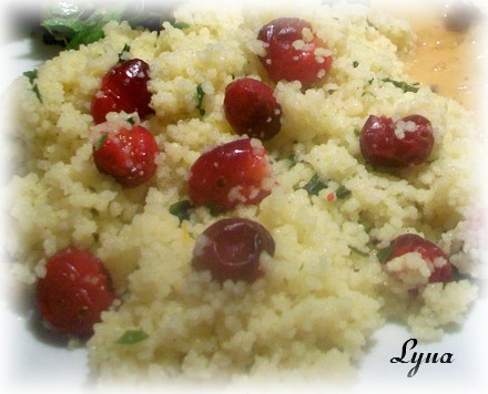 Couscous aux canneberges fraîches Cousco10