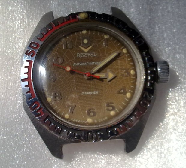 Collection Komandirskie "full original" C'est du radium , les aiguilles? Amphib19