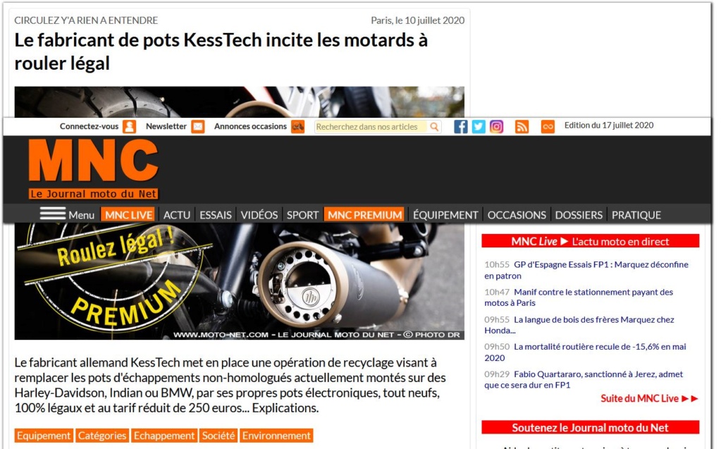 Echappement Kess Tech Pot10