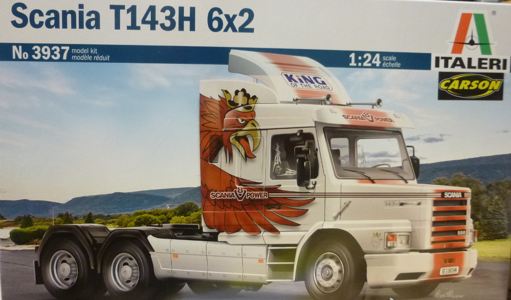Plastikmodell Truck Scania T143H 6x2 von Italeri 1:24, geb. von Milpet P1100135