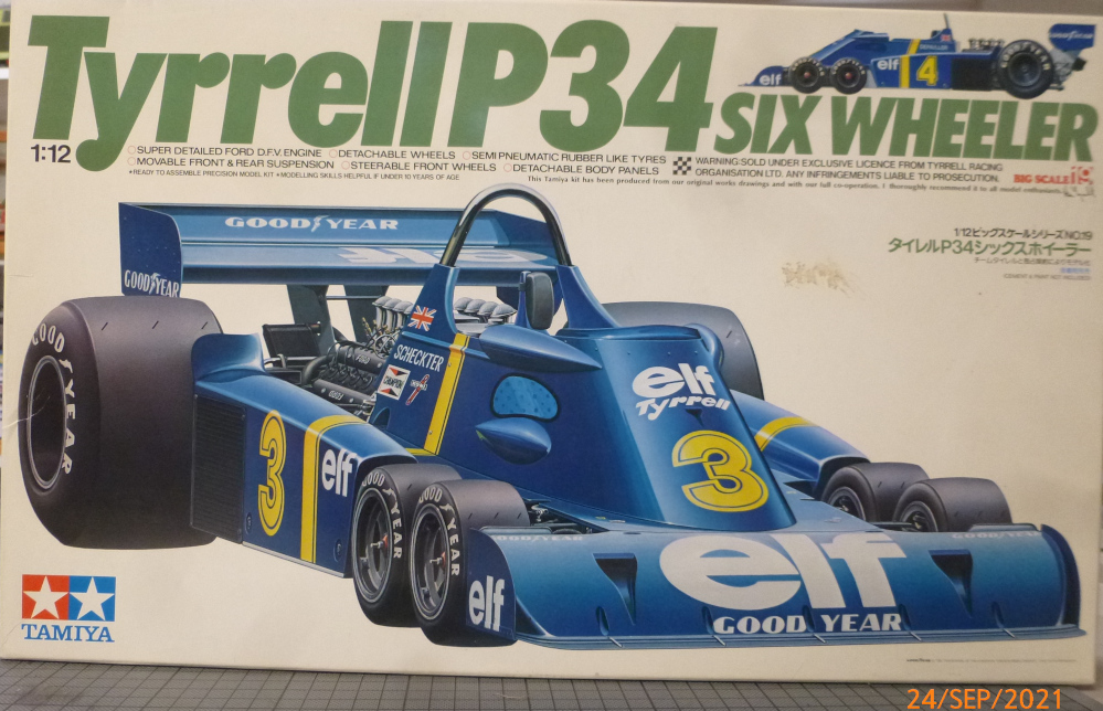 TyrrellP34 Six Wheeler F1 Tamiya 1:12 gebaut von Millpet P1130577