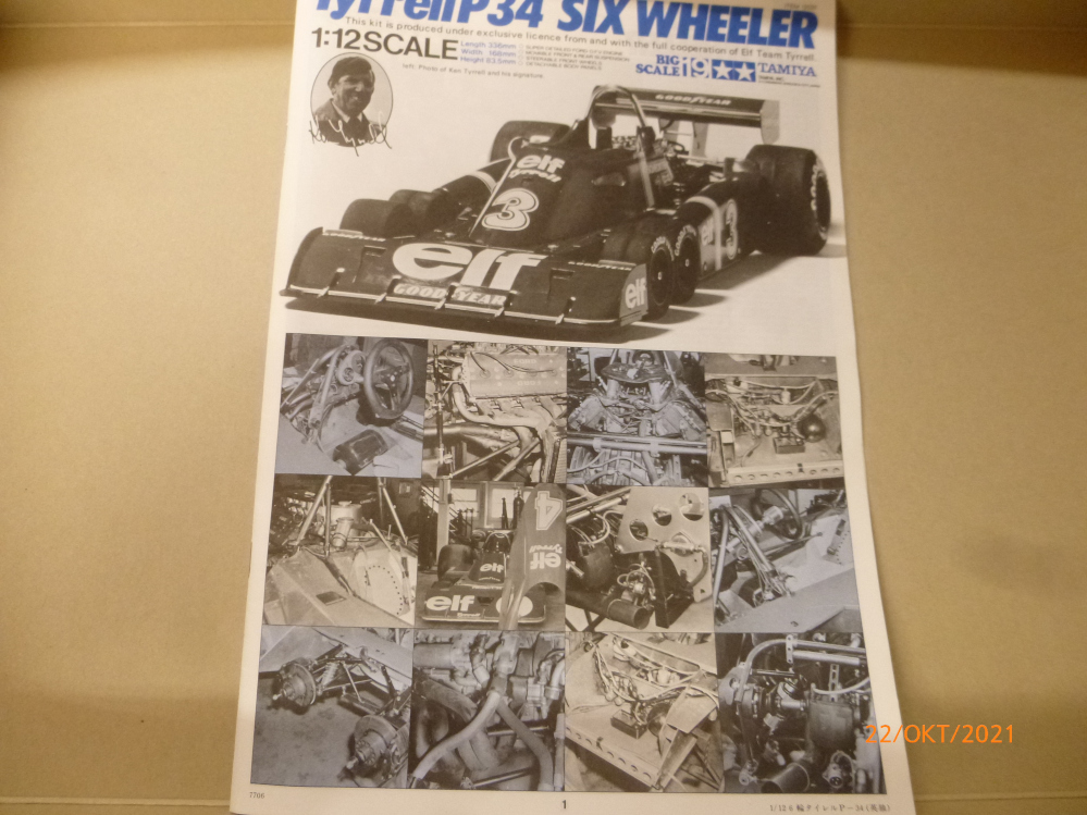TyrrellP34 Six Wheeler F1 Tamiya 1:12 gebaut von Millpet P1130646