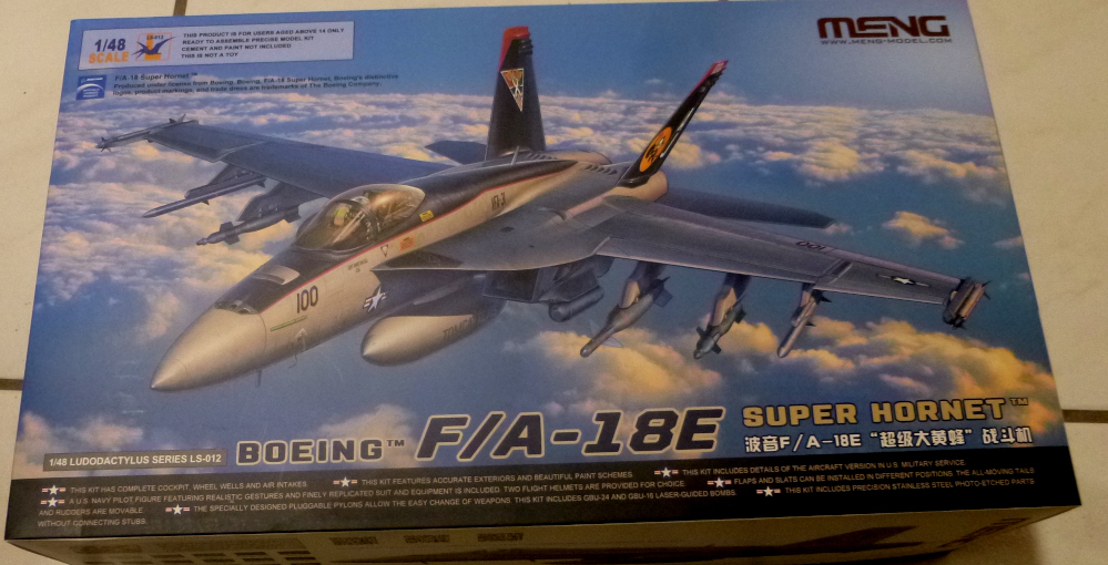 Boeing F/A-18E 1:48 Meng  gebaut von Millpet P1140729