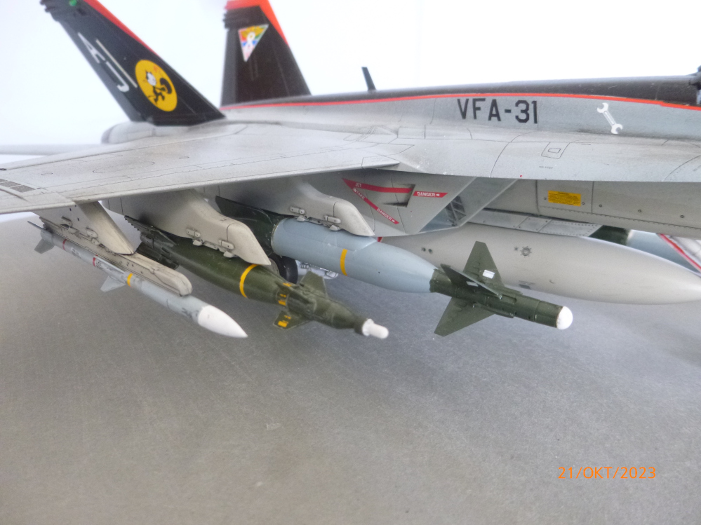 Boeing F/A-18E 1:48 Meng gebaut von Millpet. Galeriebilder P1140955