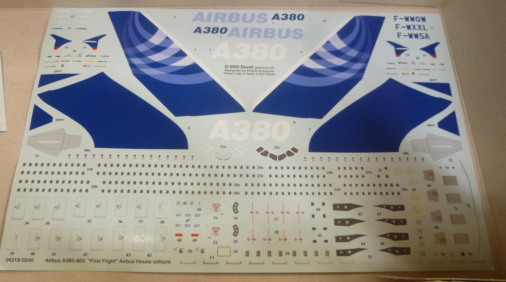 Airbus A 380 New livery, Revell 1:144 geb. von Millpet P1150014