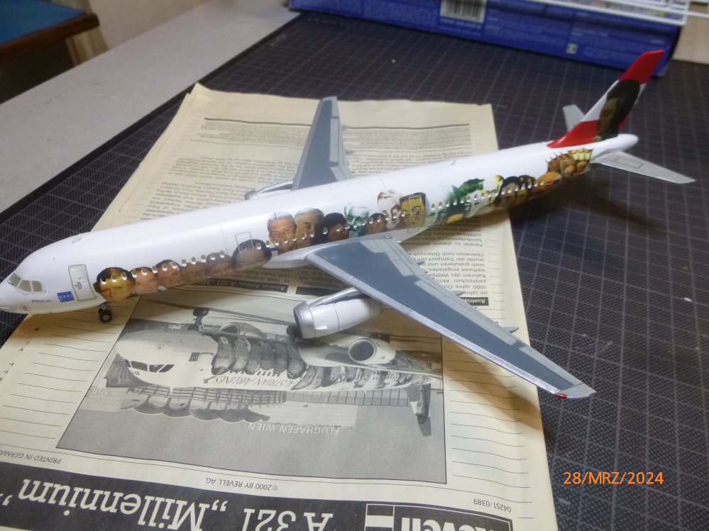 A321 Revell 1:144 weiter und fertig gebaut von Millpet P1150213