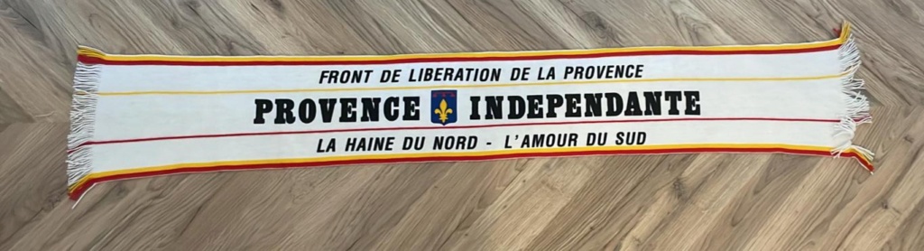 (Échange) Écharpe sérigraphie fanatics toulonnais et cannois Provence independante années 93 94 Img-2017