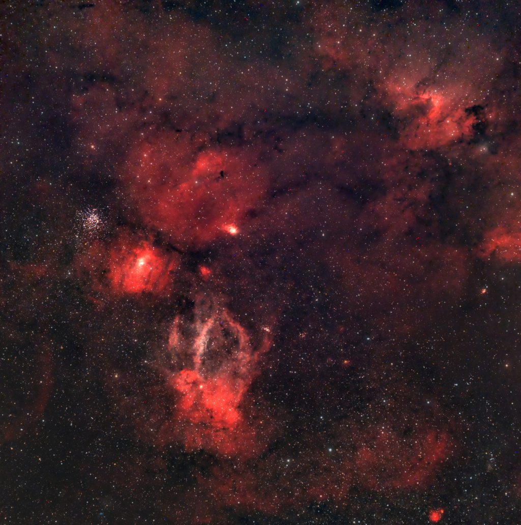 GC sur la bulle et la pince de Homard  M52_la10