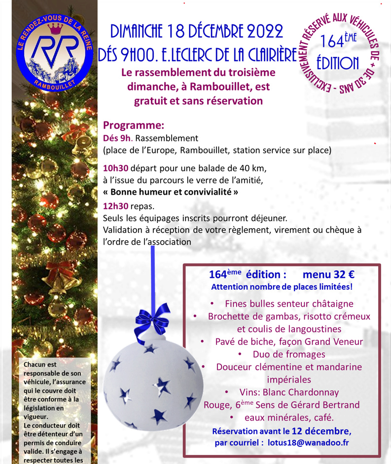 164e  Rendez-Vous de la Reine - Rambouillet, 18 décembre 2022 164e_d11