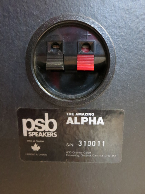 PSB The Amazing Alpha Bookshelf Speaker Img_1416