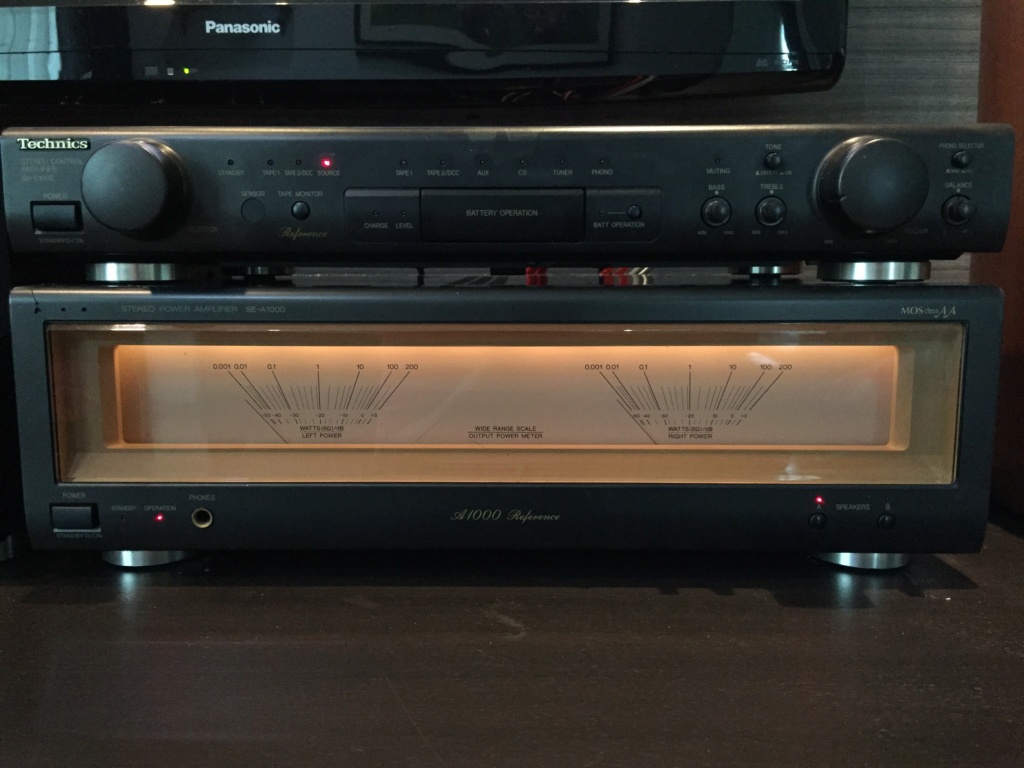 Technics SU-C1000 & SE-A1000 Stereo Pre & Power Amplifier (SOLD) Img_3112