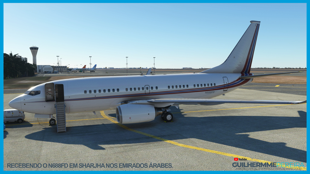 Que tal um translado de um Boeing BBJ! 0110