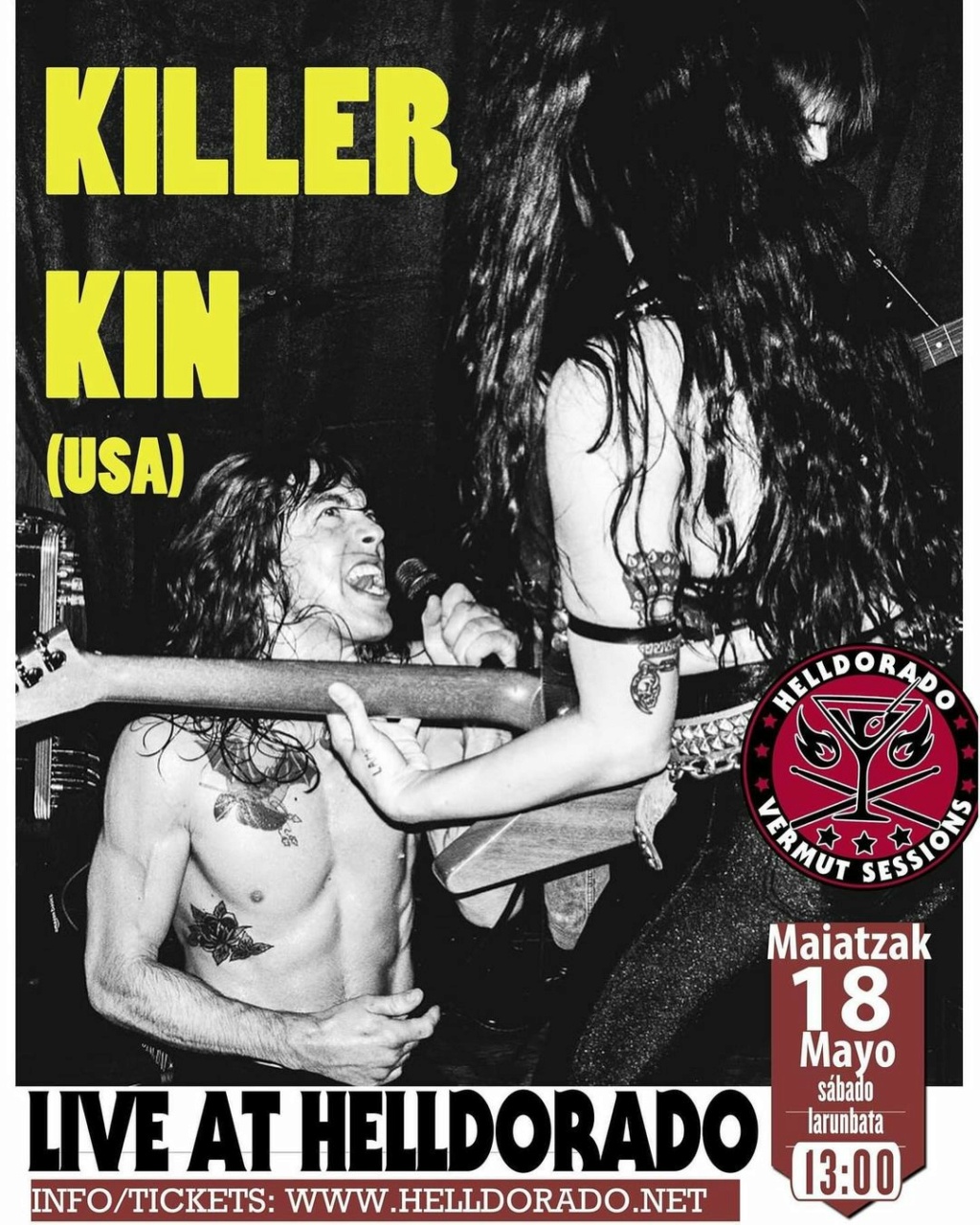 killer - KILLER KIN (La barbarie más adorable, Motorhead y Cosmic Psychos de la mano, la media hora más frenética que jamás haya escuchado) - Página 3 Helldo12