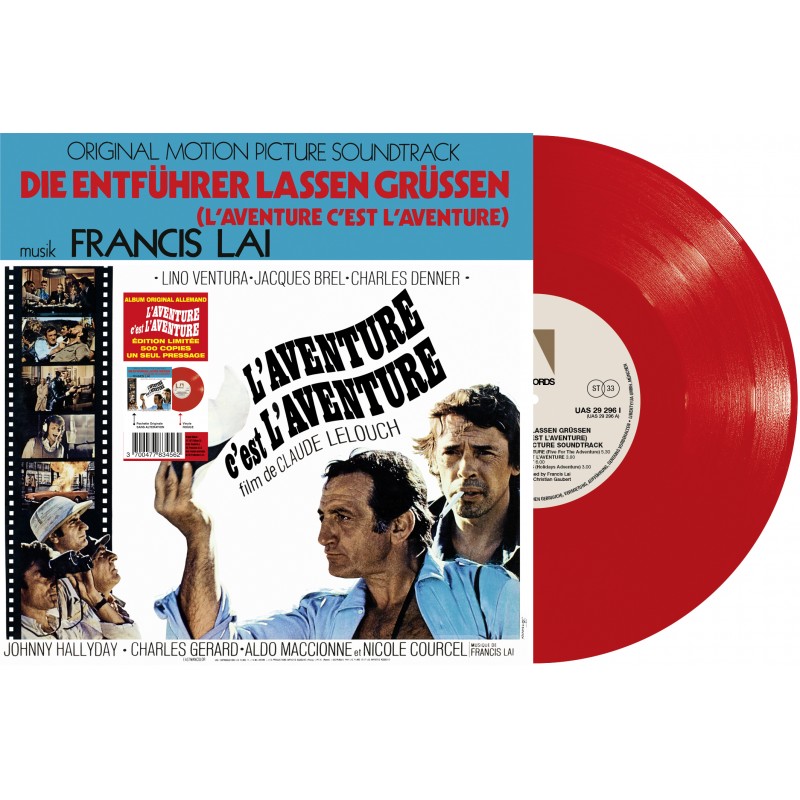 Sortie 26/11/2021 : L'aventure C'est L'aventure (Version Allemande) (Vinyle) Franci10