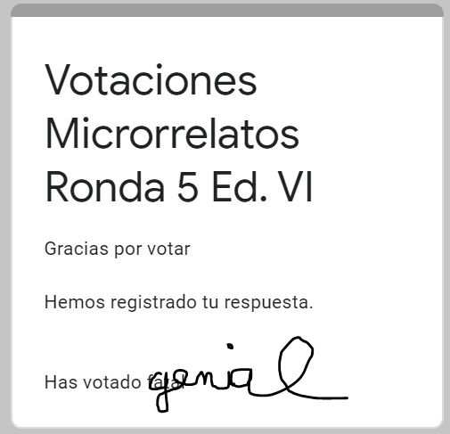 Ronda 6.5 del puntual concurso de microrrelatos. Votaciones hasta las 21h.. - Página 4 Captur14