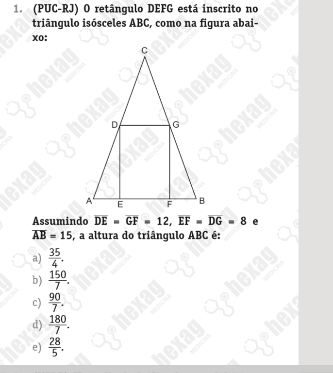 semelhança de triangulos  Shoote10