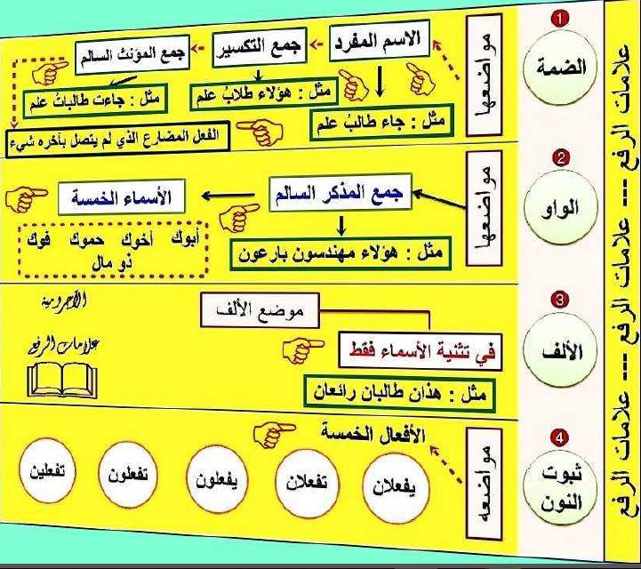 علامات الإعراب الأصلية والفرعية 113