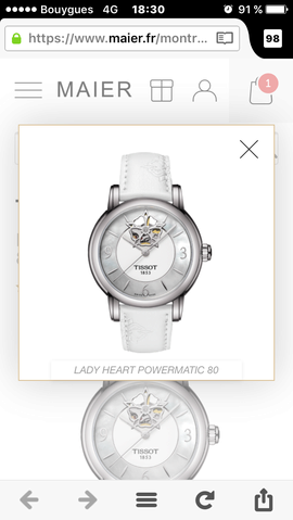 Conseils et avis promo montre Tissot