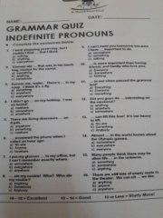Listening test / quantative or indedinite pronouns 15547111
