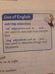 Grammar: - ed and -ing adjectives  20180923