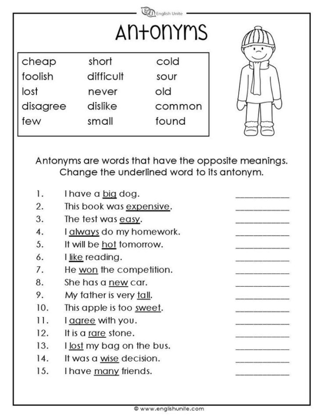 Synonyms and Antonyms for Vocabulary  32d41410