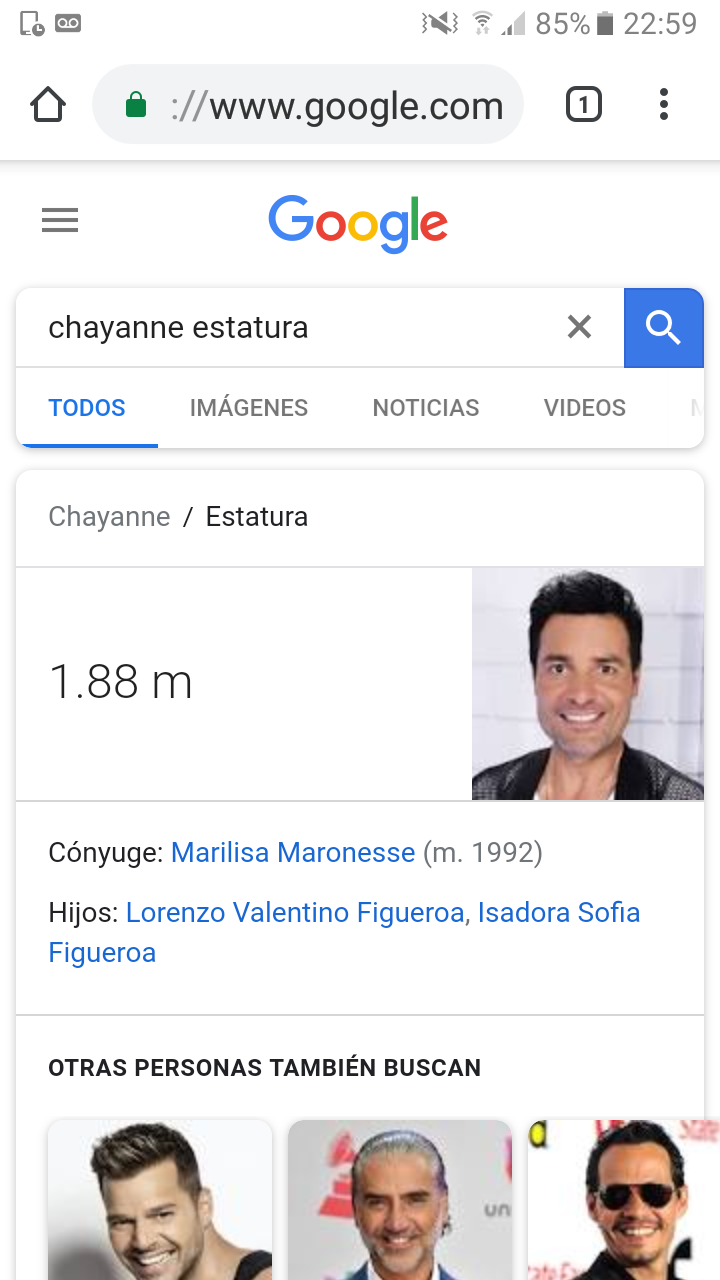 ¿Cuánto mide Chayanne? - Altura real : 1,83 - Real height Screen34