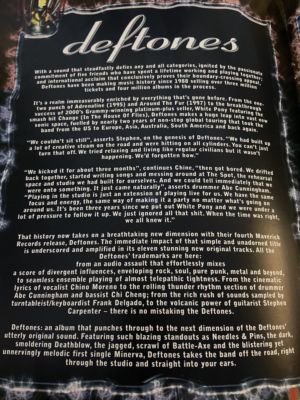 Deftones desvela detalles de su nuevo disco - Página 4 D14