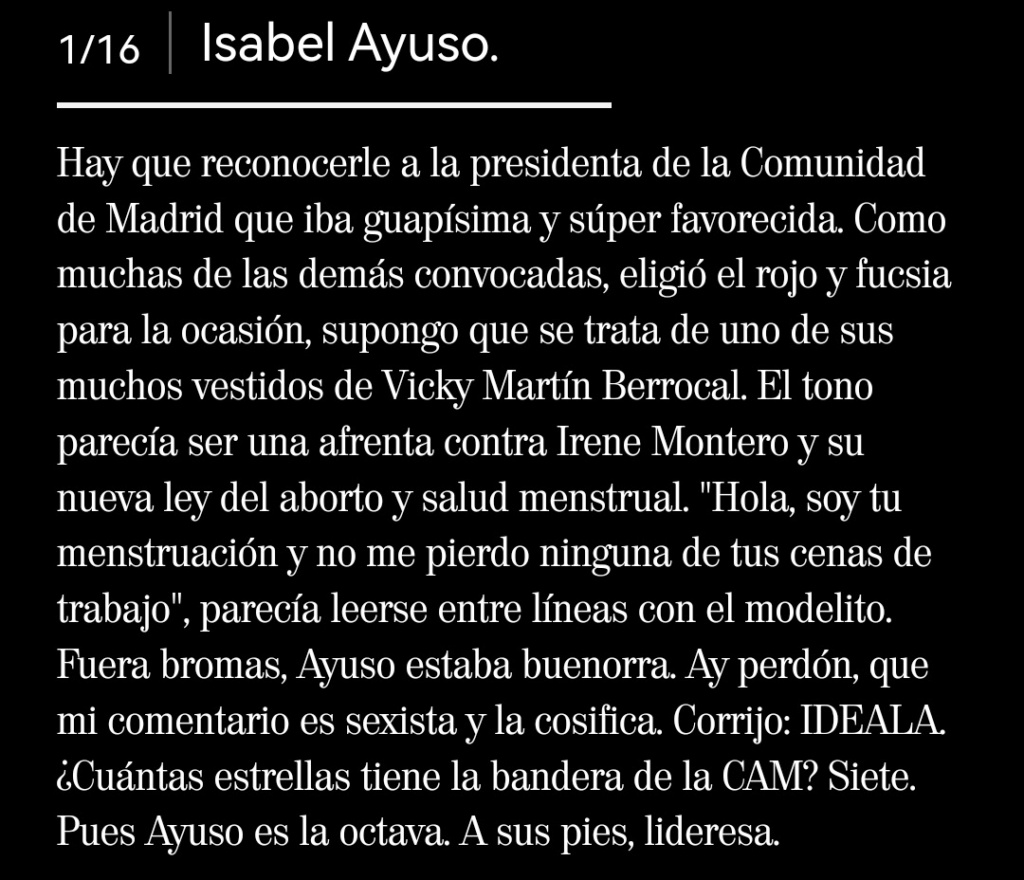 Isabel Díaz Ayuso. Casado... check. Pidro... you are next. - Página 21 Fthugr10