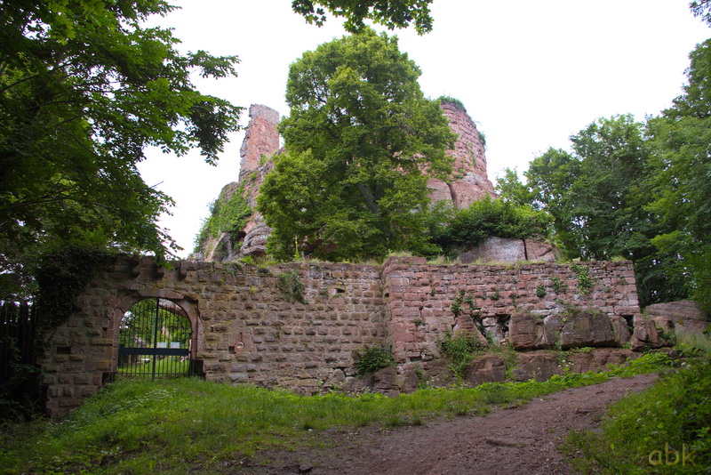 Sentier des Demoiselles de Pierre et château de Guirbaden (près de Mollkirch 67) Guirba17