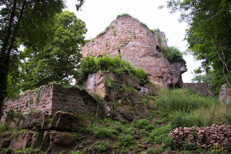 Sentier des Demoiselles de Pierre et château de Guirbaden (près de Mollkirch 67) Guirba19