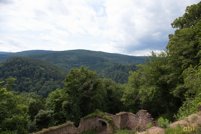 Sentier des Demoiselles de Pierre et château de Guirbaden (près de Mollkirch 67) Guirba24