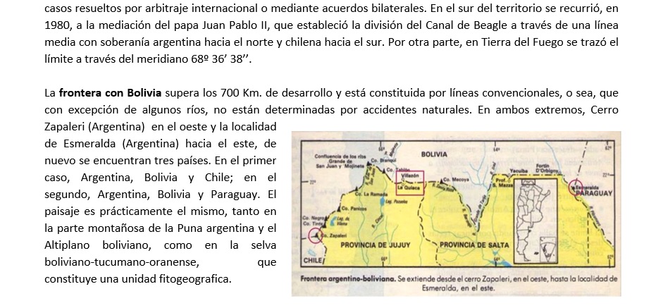 LIMITES Y FRONTERAS DE LA REPUBLICA ARGENTINA  Lyf410
