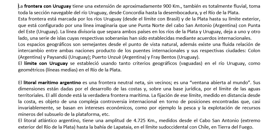 LIMITES Y FRONTERAS DE LA REPUBLICA ARGENTINA  Lyf710