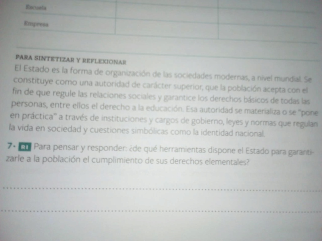 MATERIAL DE LECTURA: ESTADO, ESTADO DE DERECHO, NACION Whatsa46