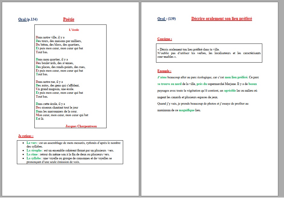 Séquence 4 : Faire la description d’un lieu et l’intégrer dans le récit Prof : ABID HANANE B63